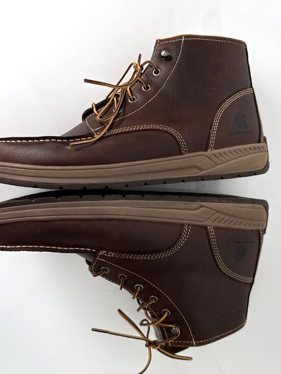 Carhartt Men\'s Work Boots Dark Brown Size US 13 Moc Toe CMX4023 main image 4